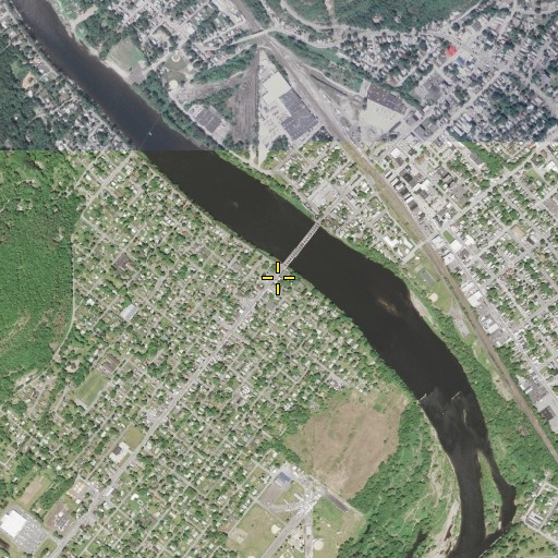 Aerial/Satellite Image of Matamoras Post Office, PA