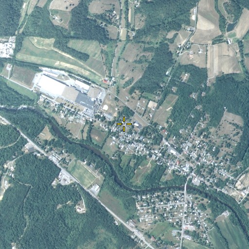 Aerial/Satellite Image of Alexandria Post Office, PA