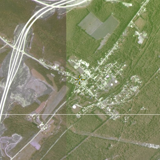 Aerial/Satellite Image of Port Matilda Post Office, PA