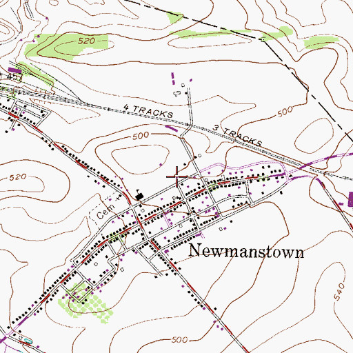 Topographic Map of Millcreek Township Police Department, PA