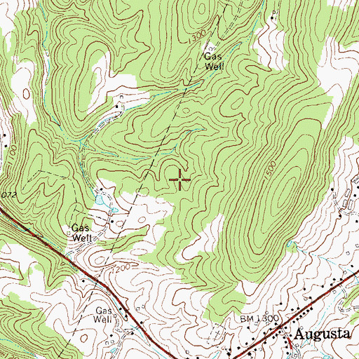 Topographic Map of J M Chick Buckbee Juvenile Detention Center, WV