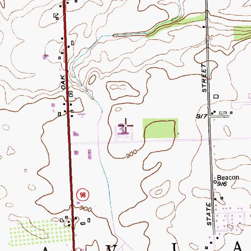 Topographic Map of New York State Police Troop A Headquarters, NY