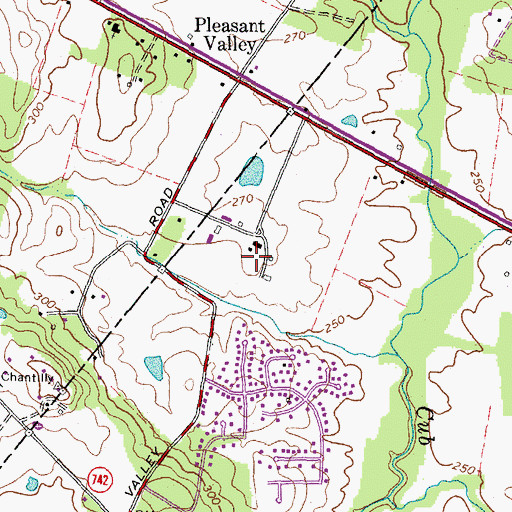 Topographic Map of Hutchison - Major Family Cemetery, VA