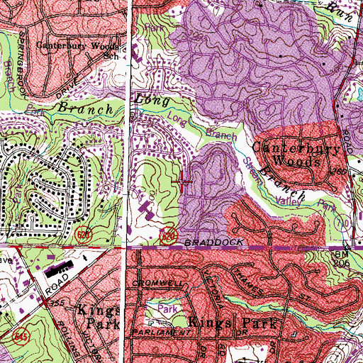 Topographic Map of Trumble Family Cemetery, VA