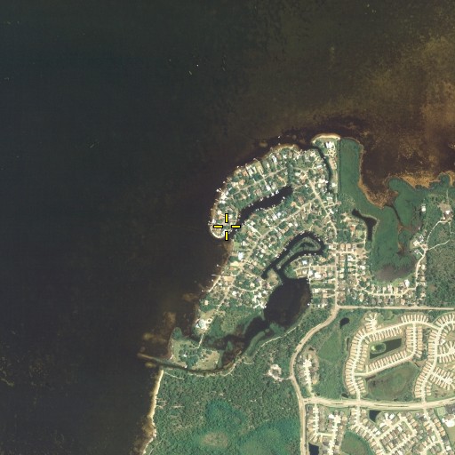 Aerial/Satellite Image of Baileys Bluff, FL