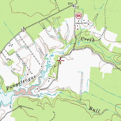 Topographic Map of Arlington Cemetery, VA