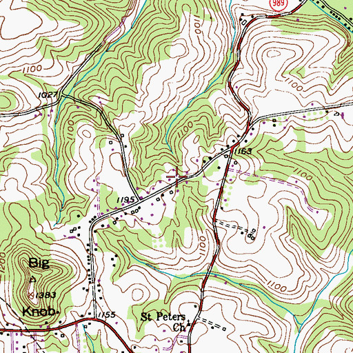 Topographic Map of New Sewickley Township Police Department, PA