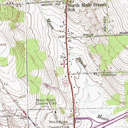 Topographic Map of New York State Police Troop A Zone 3 Jamestown Station, NY