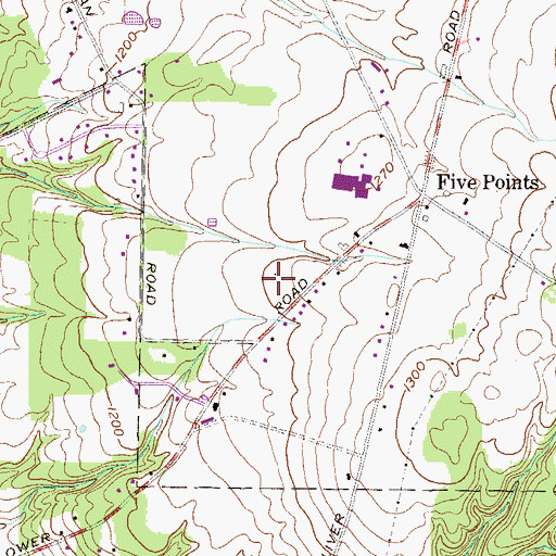 Topographic Map of Erie County Hazmat Response Team Department 80, PA