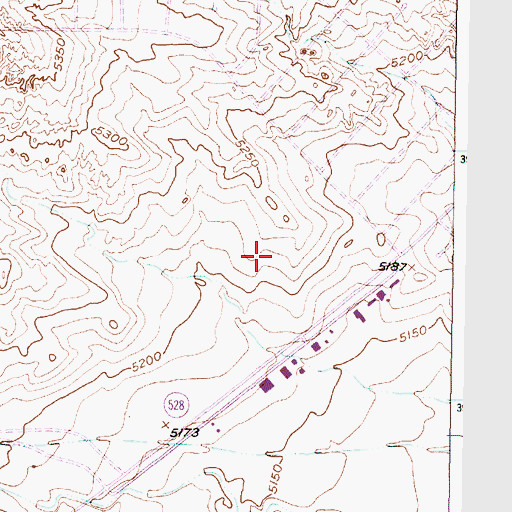 Topographic Map of Rio Rancho Police Department, NM