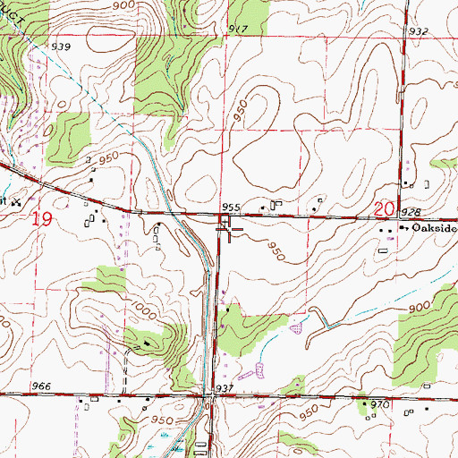 Topographic Map of Town of Dunn Burying Ground, WI