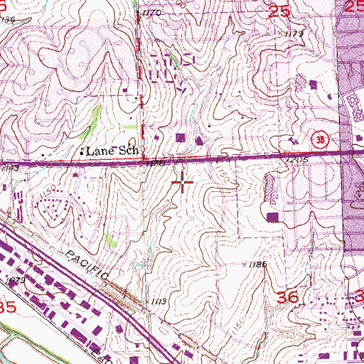 Topographic Map of Nebraska Orthopaedic Hospital, NE