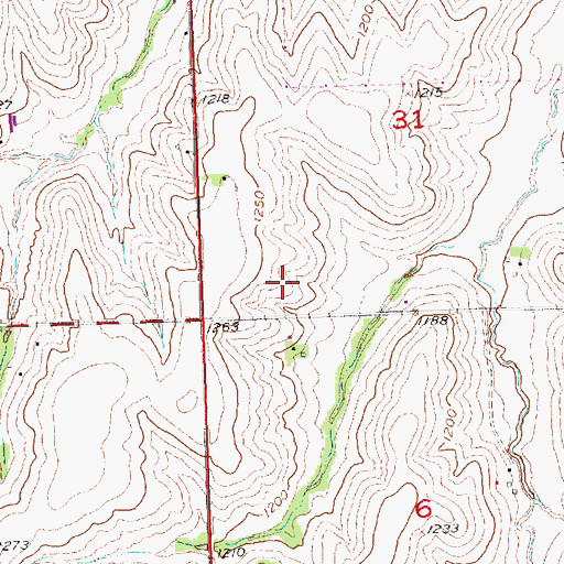 Topographic Map of Omaha Fire Department - Station 77, NE