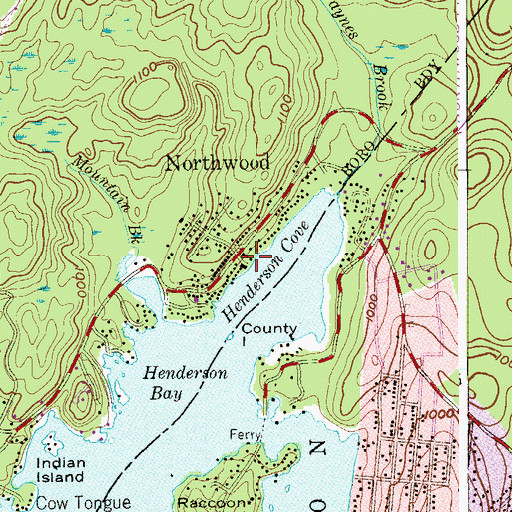Topographic Map of Glasser Post Office, NJ