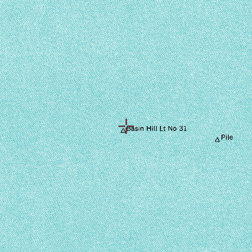 Topographic Map of Basin Hill Light Number 31, FL