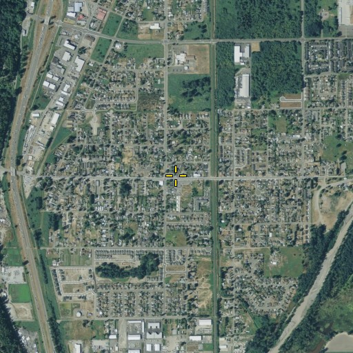 Aerial/Satellite Image of Pacific Post Office, WA