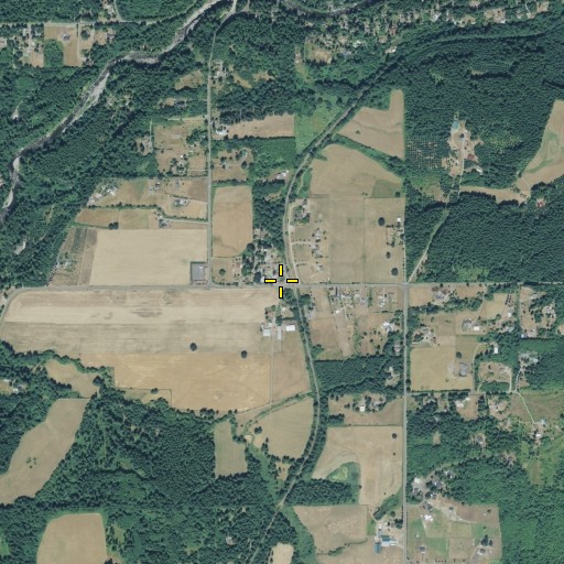 Aerial/Satellite Image of Heisson Post Office, WA