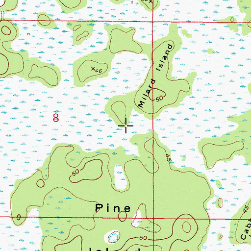 Topographic Map of Battle Slough, FL