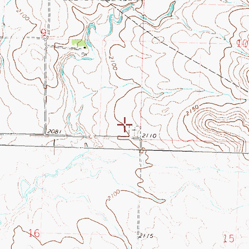 Topographic Map of Schmall Congregational Cemetery, ND