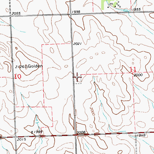Topographic Map of Hope Congregational Cemetery, ND