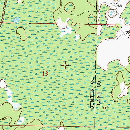 Topographic Map of Bayroot Slough, FL