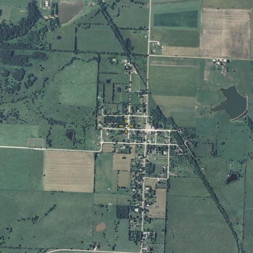 Aerial/Satellite Image of Flemington Post Office, MO