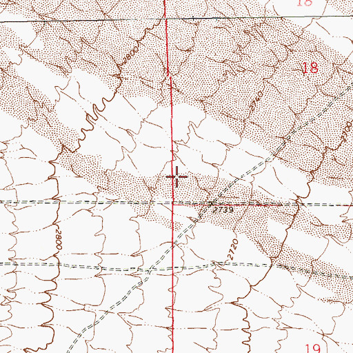Topographic Map of POE Flamingo Post Office, NV
