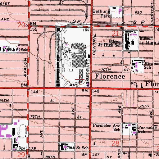 Topographic Map of Greenmead Post Office, CA