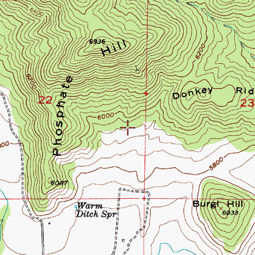 Topographic Map of Interlaken, UT