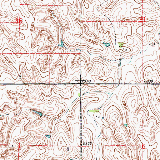 Topographic Map of Election Precinct 15, NE