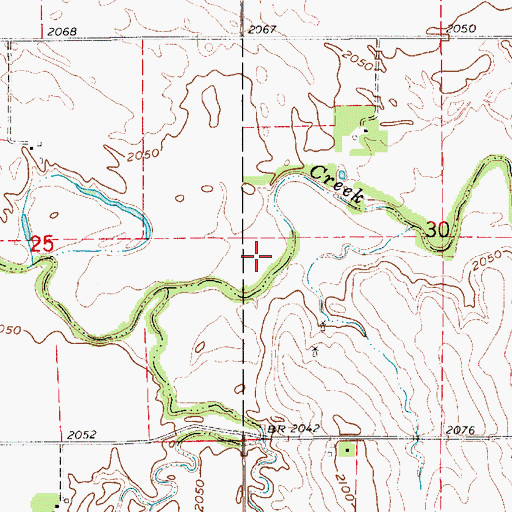Topographic Map of Election Precinct 17, NE