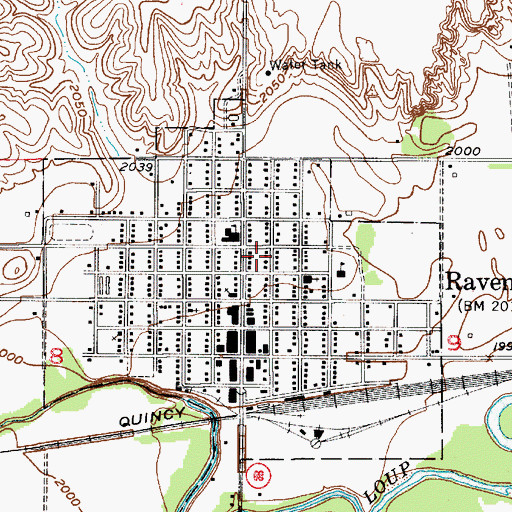 Topographic Map of Election Precinct 18, NE