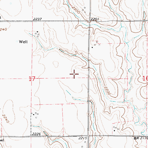Topographic Map of Election Precinct 20, NE