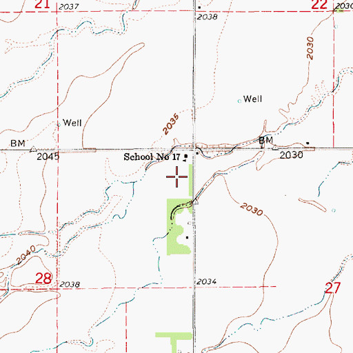 Topographic Map of Election Precinct 24, NE