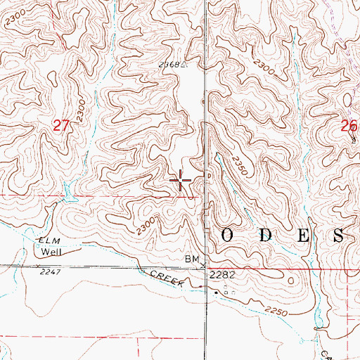 Topographic Map of Election Precinct 26, NE