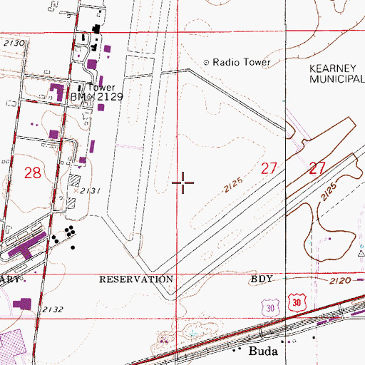 Topographic Map of Election Precinct 29, NE