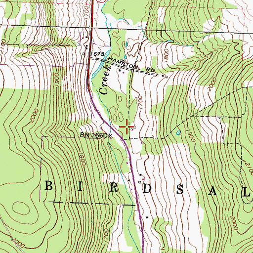 Topographic Map of Shadows Pond, NY