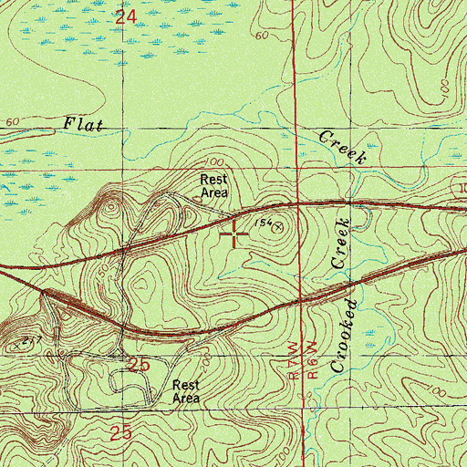 Topographic Map of Earth Day Sinking Stream, FL