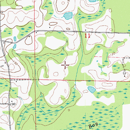 Topographic Map of Bethlehem School (historical), FL