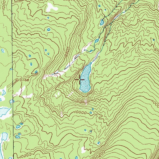Topographic Map of Lost Lake, UT
