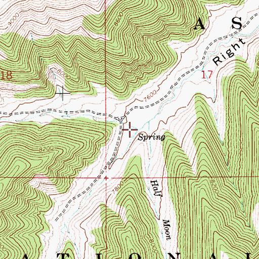 Topographic Map of Twelvemile Creek, UT