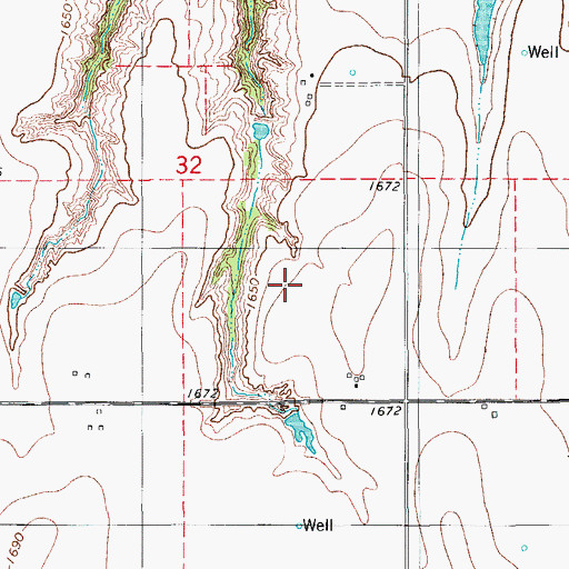 Topographic Map of Smith Airpark, OK
