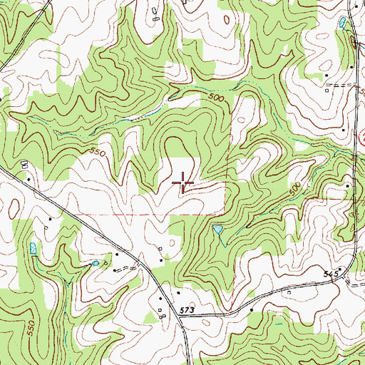 Topographic Map of Dakota Air Ranch Airport, NC