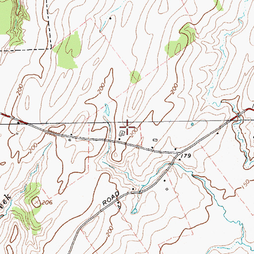 Topographic Map of Papp Airpark, NY