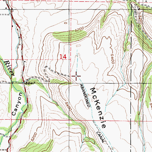 Topographic Map of Musselman Airstrip, UT