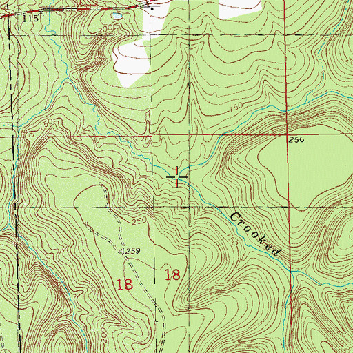 Topographic Map of Billy Branch, FL