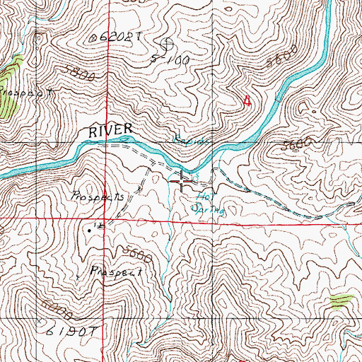 Topographic Map of Booker Hot Spring, NV