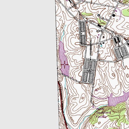 Topographic Map of Lake Buck, KY