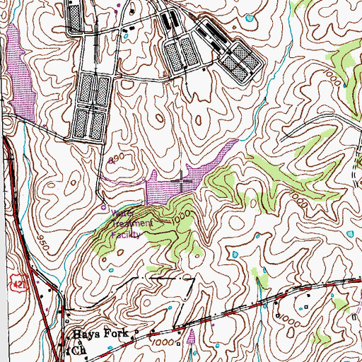 Topographic Map of Lake Gem, KY
