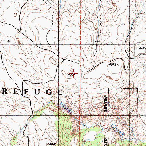 Topographic Map of Pattiway (historical), CA